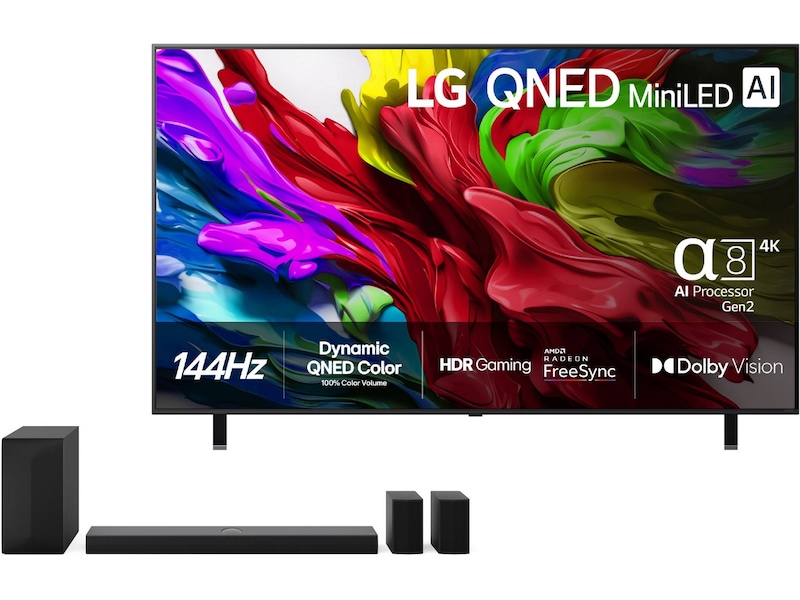 LG 75'' QNED85 evo AI MiniLED 4k Smart TV (2025) 70 - 79 tums TV