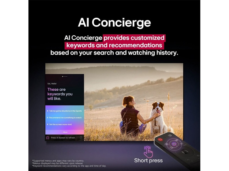 LG 86'' NANO81 NanoCell AI 4K Smart TV (2025) Över 80 tums TV