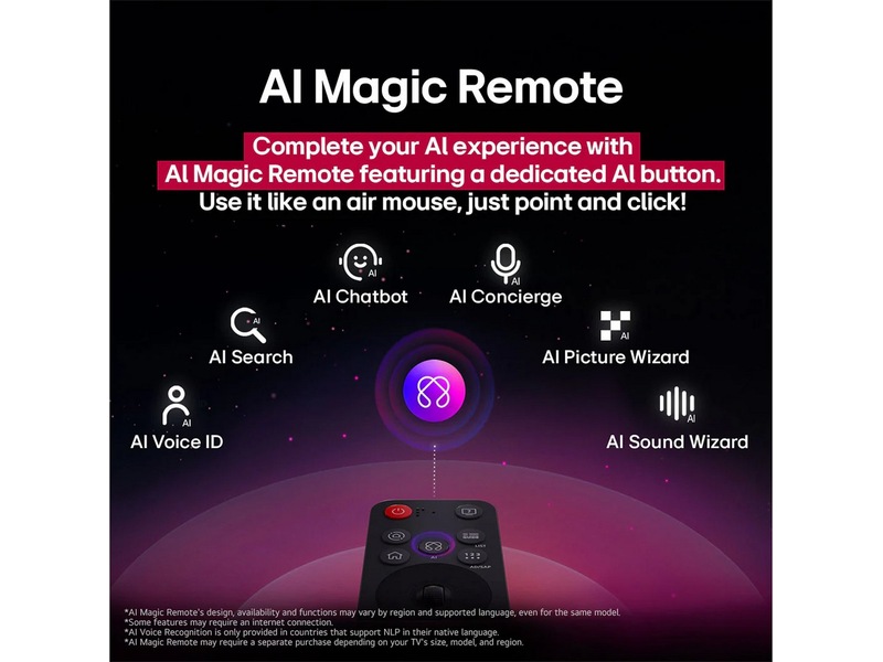 LG 86'' NANO81 NanoCell AI 4K Smart TV (2025) Över 80 tums TV