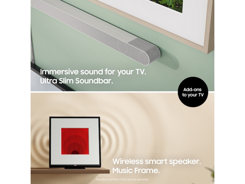 Samsung The Frame Pro 75" LS03FW + ram Beige Wood 60 - 69 tums TV