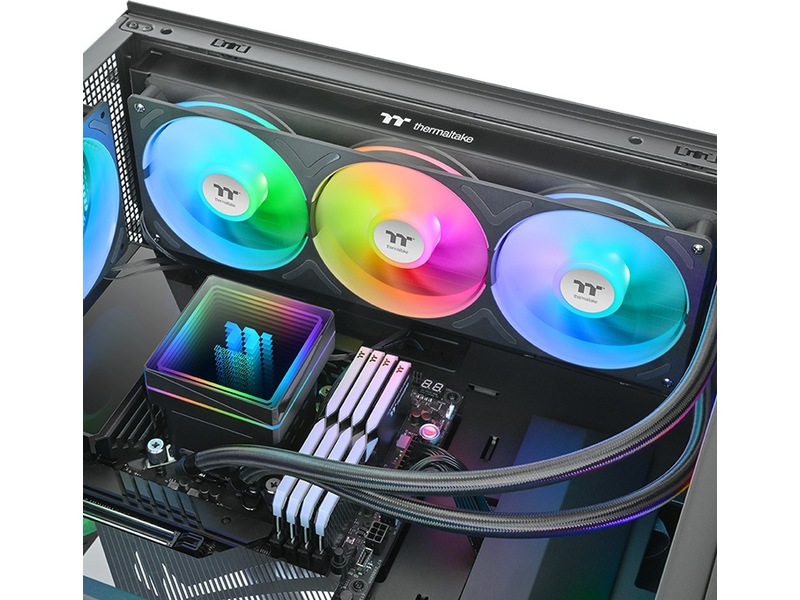 Thermaltake TH360 V3 ARGB Sync All-In-One Kylare (svart) CPU - Vattenkylning
