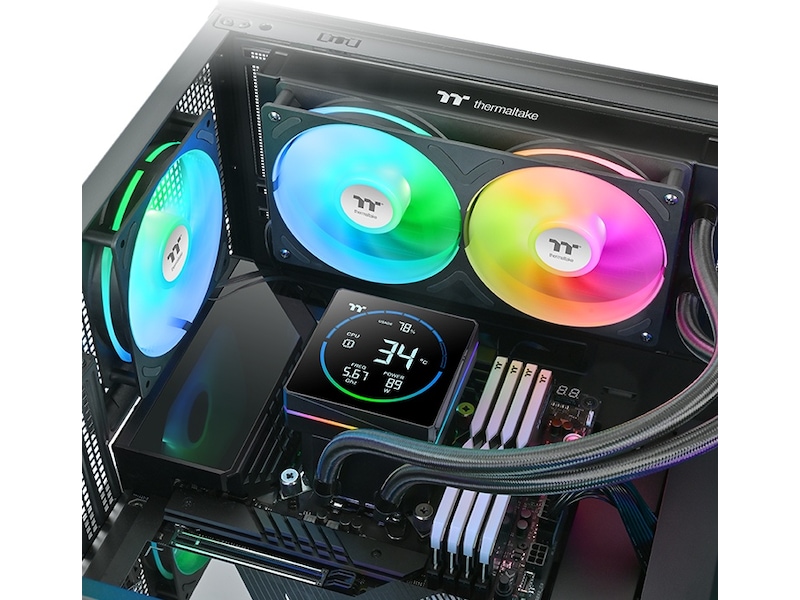 Thermaltake TH240-S V3 ARGB Sync All-In-One Kylare (svart) CPU - Vattenkylning