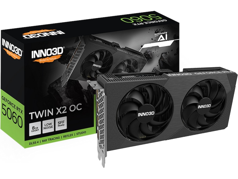 INNO3D GeForce RTX 5060 Twin X2 OC V2 Grafikkort