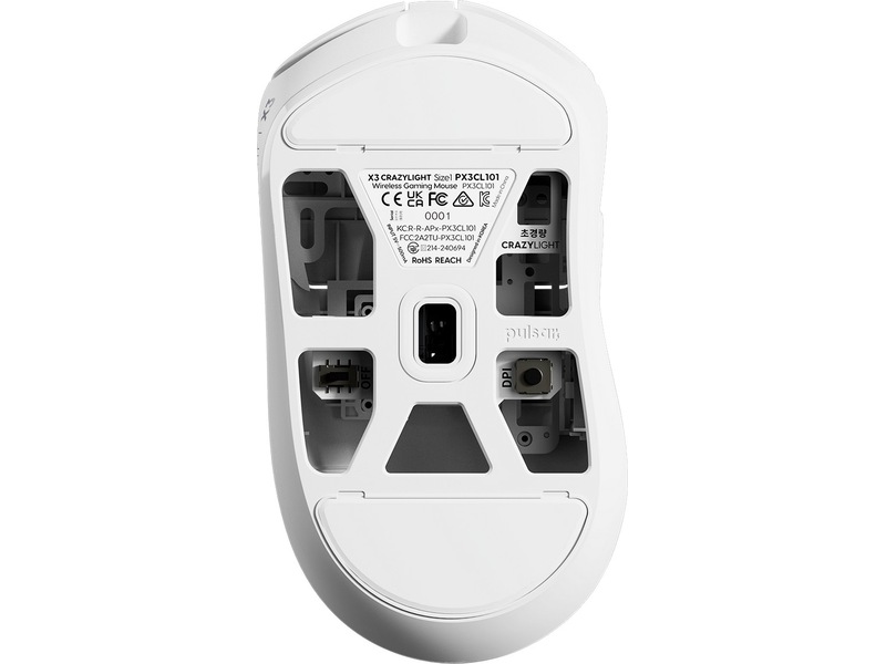 Pulsar X3 CRAZYLIGHT Mini trådlös gamingmus (uyuni white) Gamingmöss