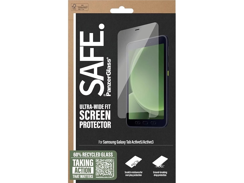 PanzerGlass SAFE. Galaxy Tab Active5 skärmskydd Skärmskydd surfplattor