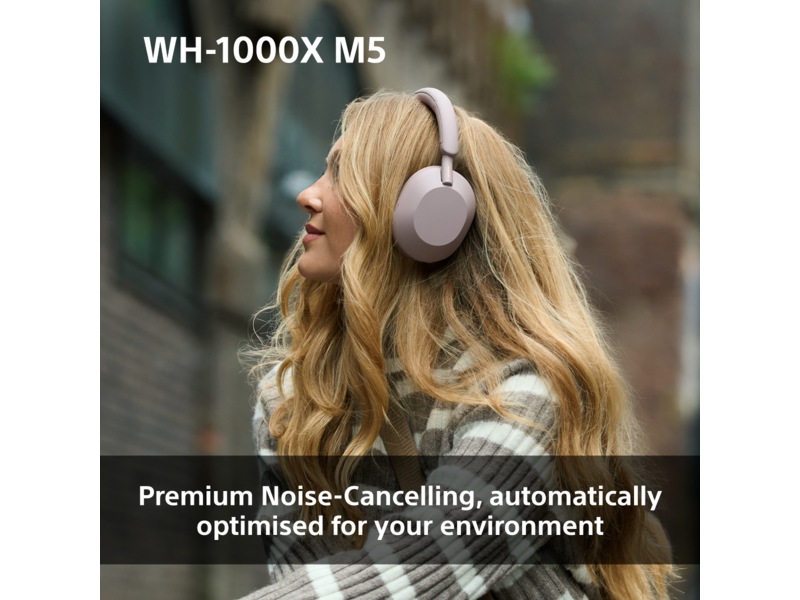 Sony WH-1000XM5 trådlösa hörlurar, Over-Ear (silver) + WF-510 Buds Hörlurar