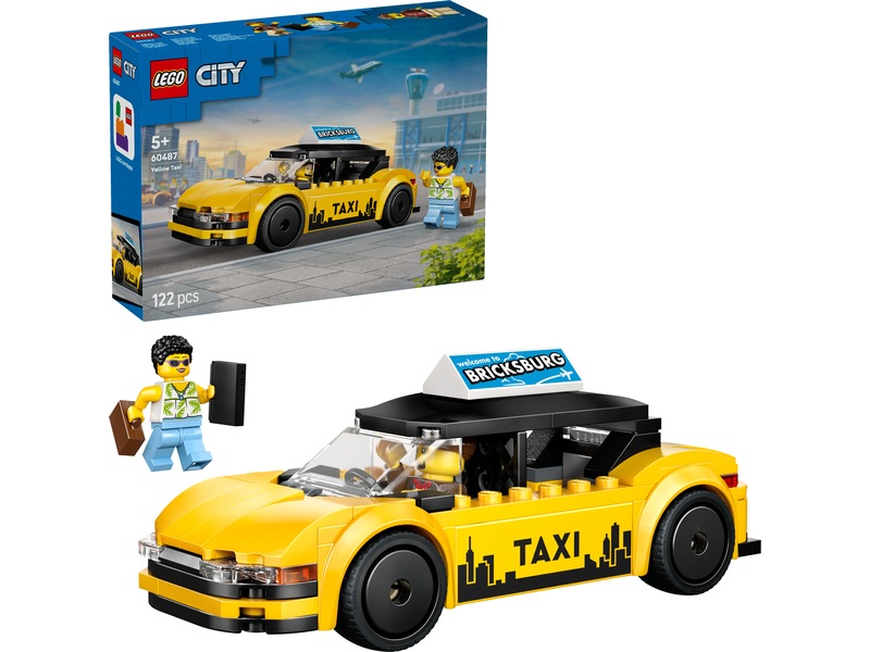 LEGO City Great Vehicles Gul taxi 60487 LEGO