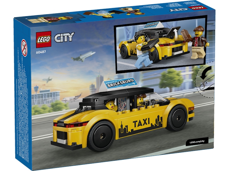 LEGO City Great Vehicles Gul taxi 60487 LEGO