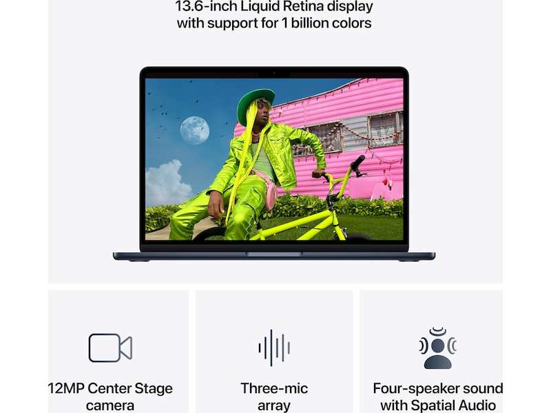 MacBook Air 13" M5 (2026) 512GB (midnatt) Datorer - Bärbara / laptop