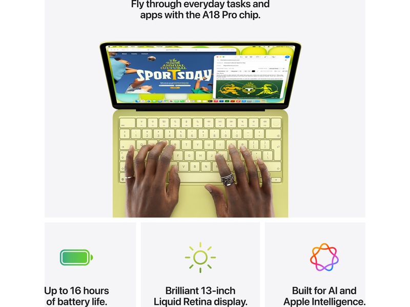 MacBook Neo 13" A18 Pro (2026) 512GB (svagt rosa) Datorer - Bärbara / laptop