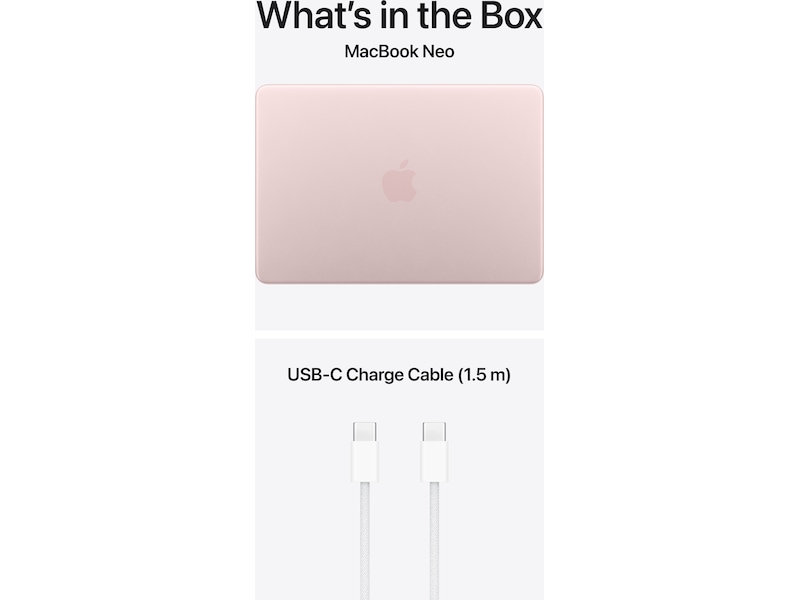 MacBook Neo 13" A18 Pro (2026) 512GB (svagt rosa) Datorer - Bärbara / laptop