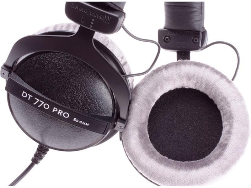 Beyerdynamic DT770 Pro 80 hörlurar med sladd, Over-Ear (svart) Hörlurar