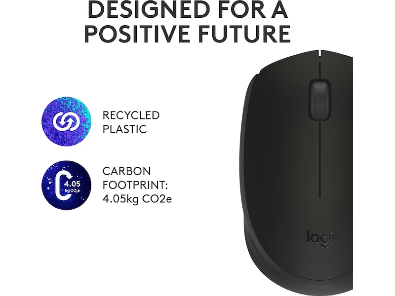Logitech B170 Trådlös Mus Svart Mus