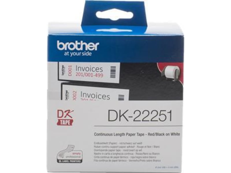 Brother DK22251 Pappersetikett Label-produkter