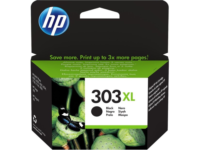 HP Bläck 303XL High Yield Svart Bläckpatron
