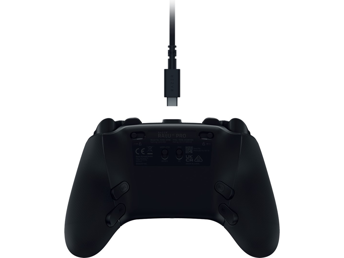 Razer Raiju V3 Pro trådlös kontroll för PS5 & PC (svart) Tillbehör till PS5