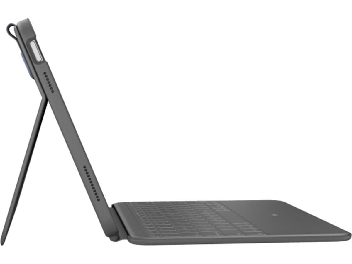 Logitech iPad 10,9" / 11" Rugged Folio Tangentbordsfodral (oxford grey) Skydd