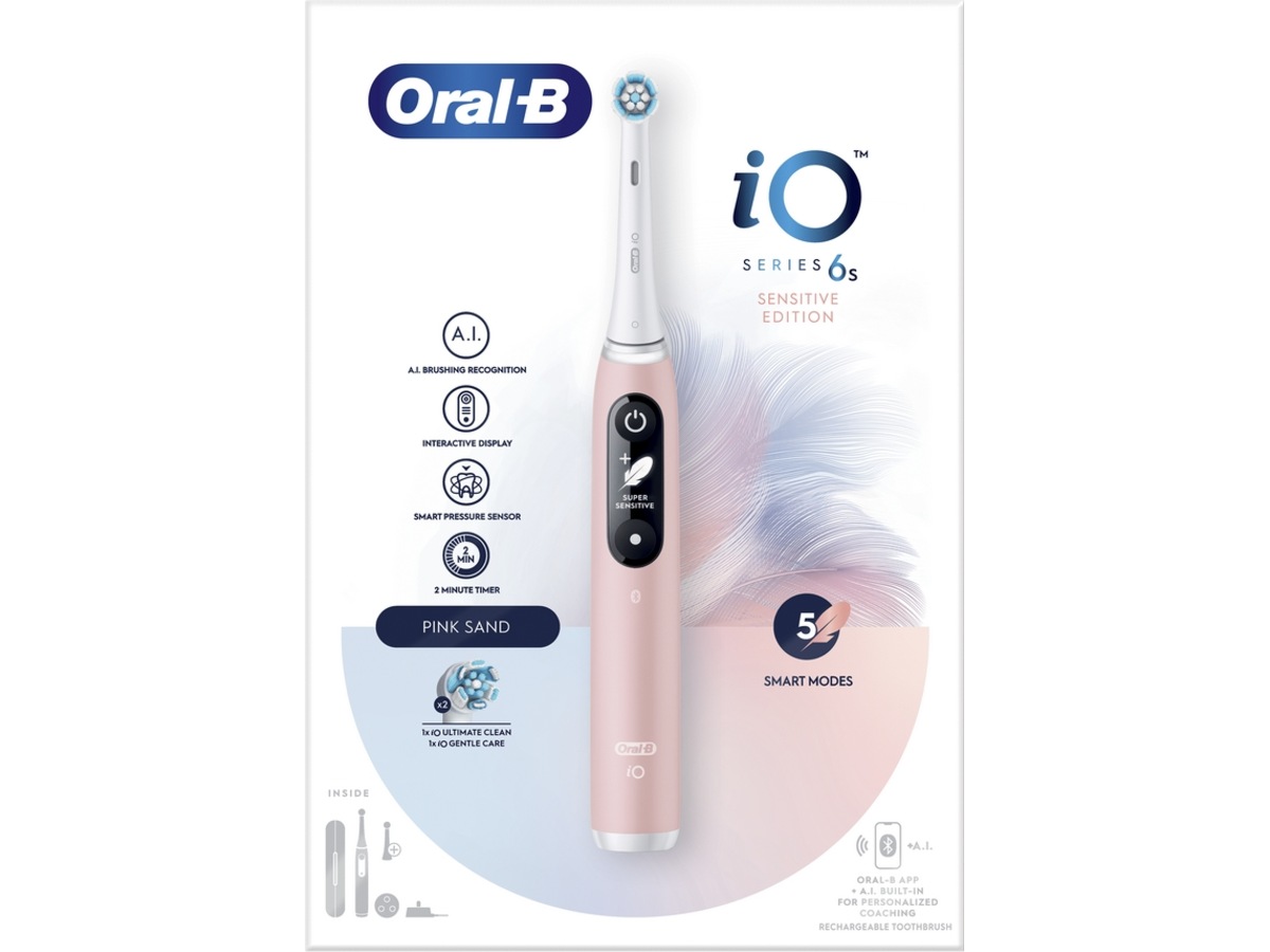 Oral-B iO 6S Eltandborste (rosa) Eltandborste
