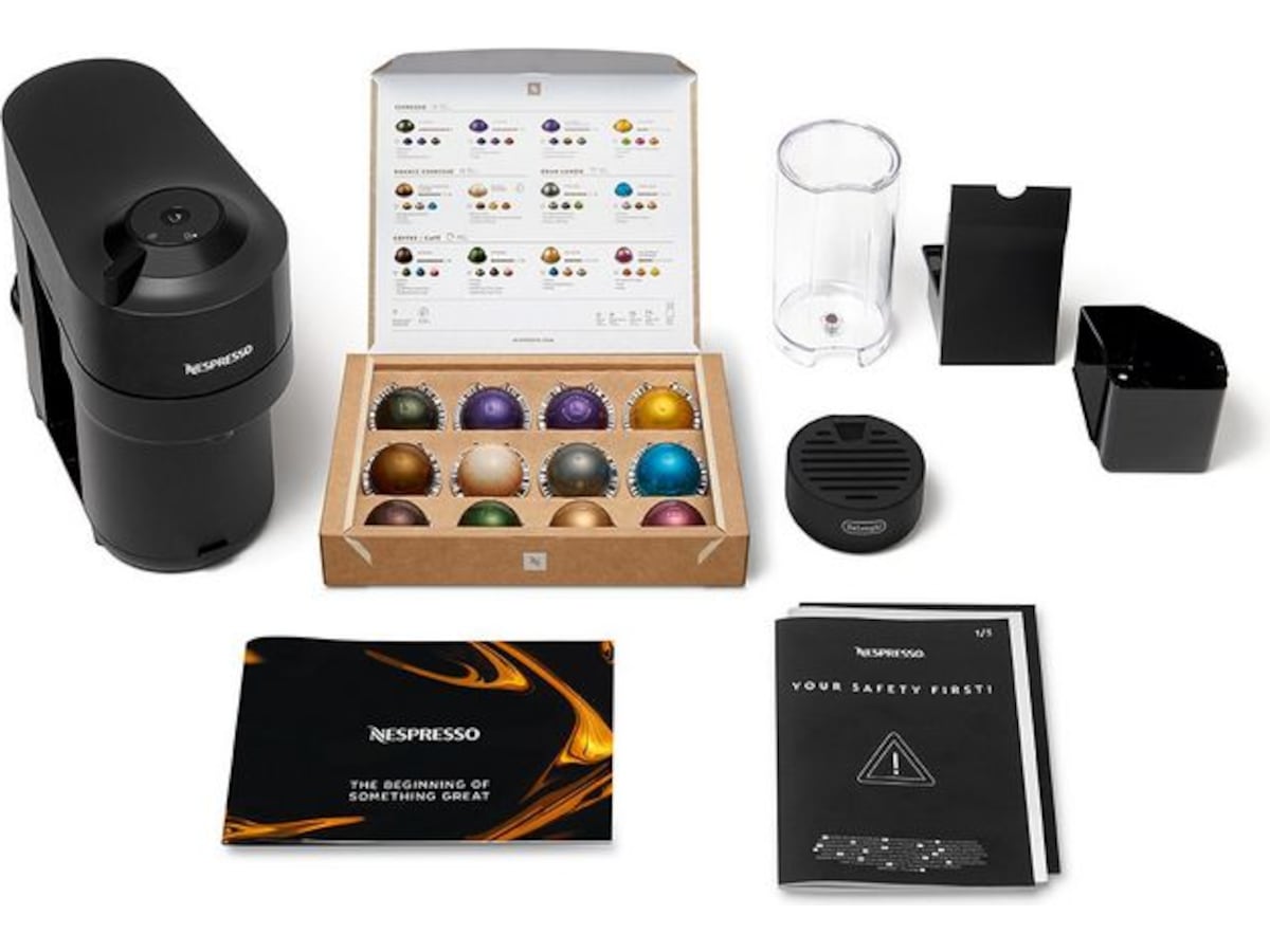 Nespresso Vertuo Pop By Delonghi kapselmaskin ENV90.B (svart) Kapselmaskiner