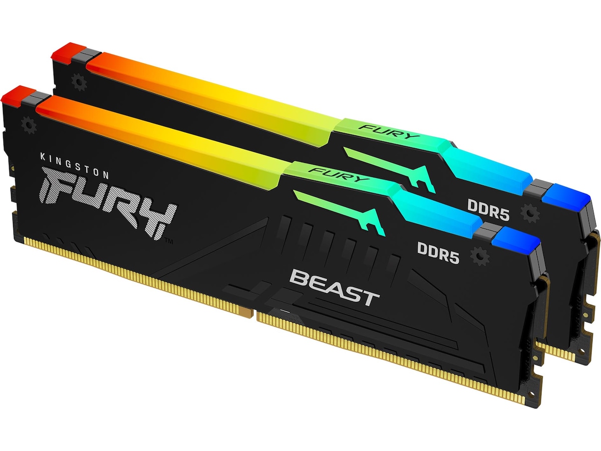 Kingston FURY Beast RGB DDR5 6000MHz 32GB Minne