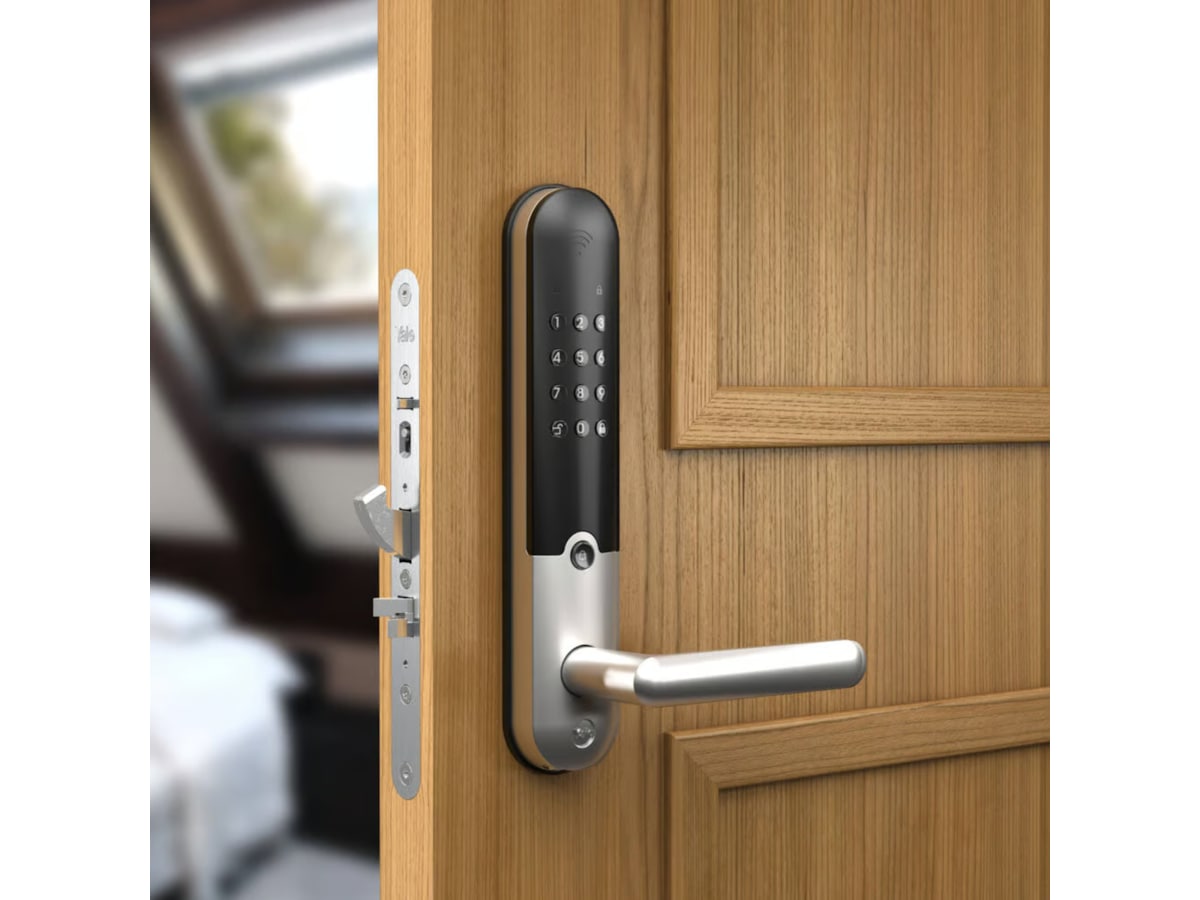 Yale Doorman L3S Flex Smart lås (borstat svart) Elektroniskt dörrlås