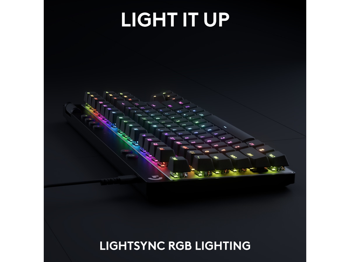 Logitech G Pro X TKL Rapid gamingtangentbord (svart) Gamingtangentbord