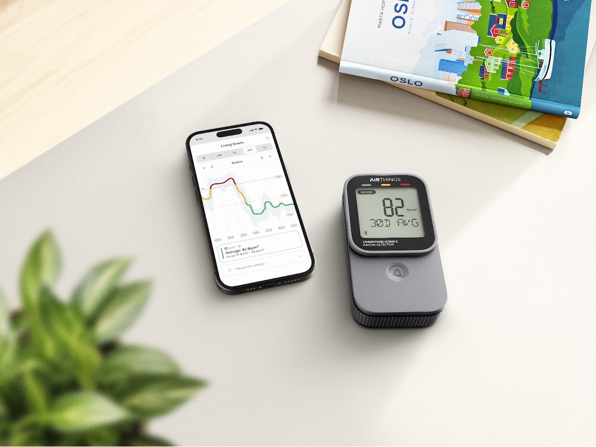 Airthings Corentium Home 2 Radonmätare Diverse säkerhet