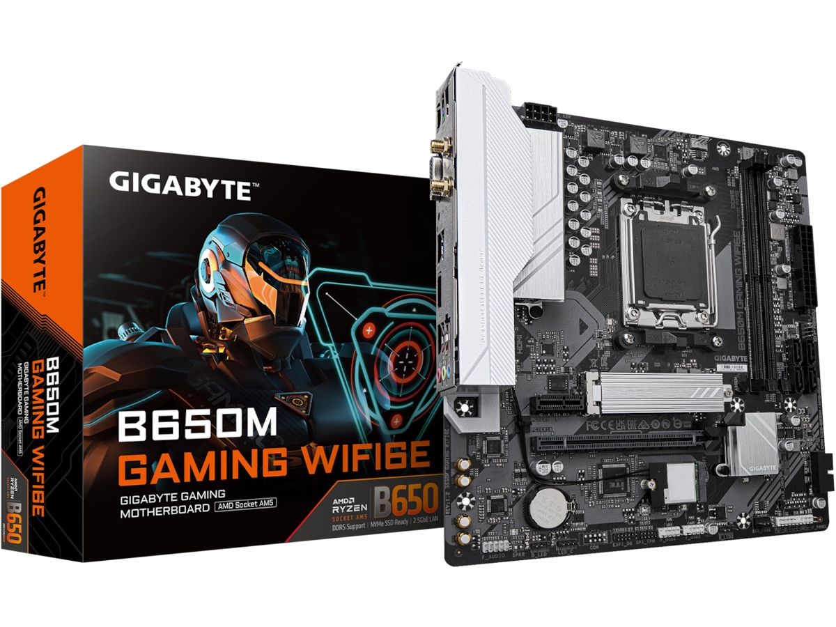Gigabyte B650M GAMING WIFI6E Moderkort AMD Socket