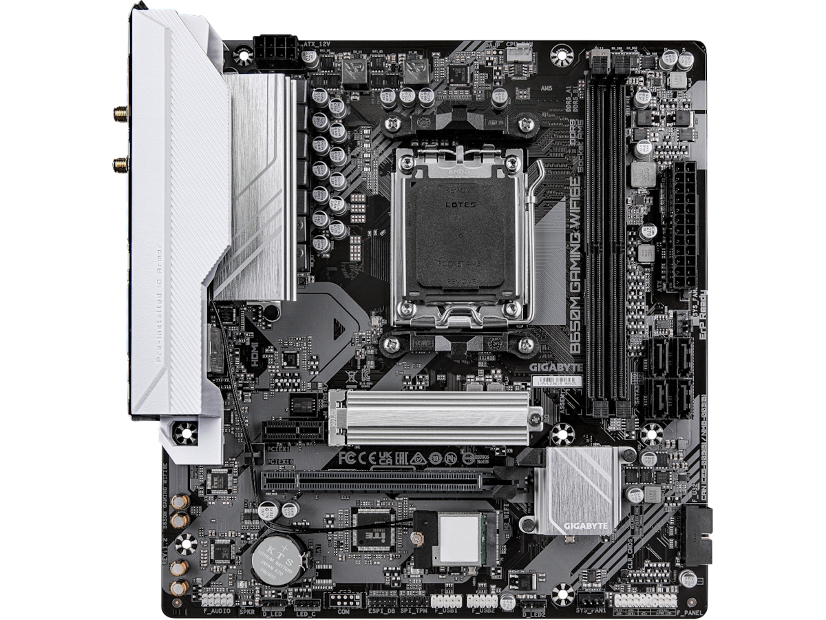 Gigabyte B650M GAMING WIFI6E Moderkort AMD Socket