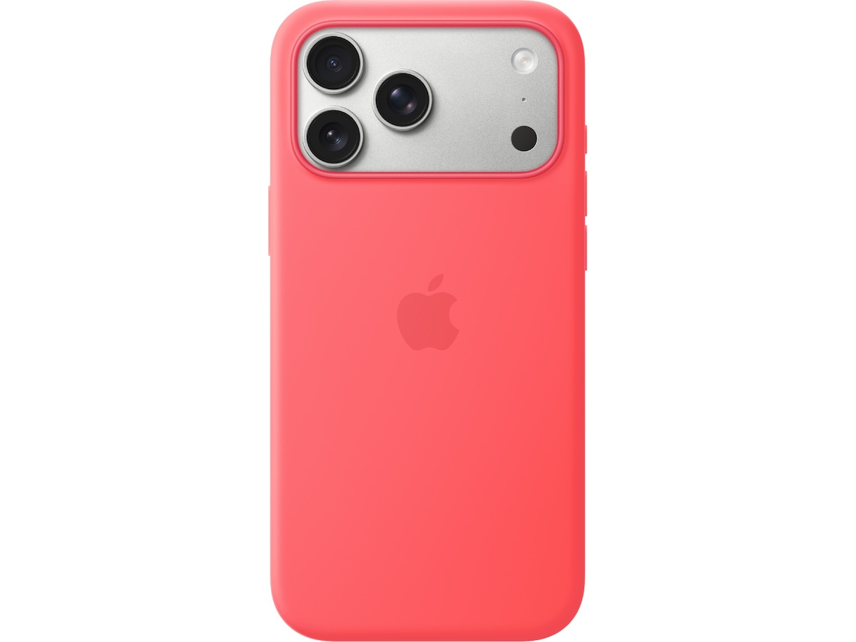 iPhone 17 Pro Max Silicone Case with MagSafe – Bright Guava Skydd