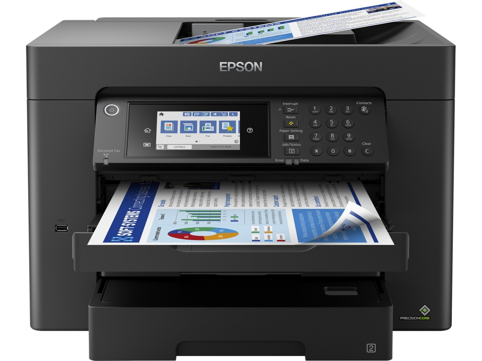 Epson WorkForce Pro WF-7840DTWF bläckstråleskrivare Skrivare