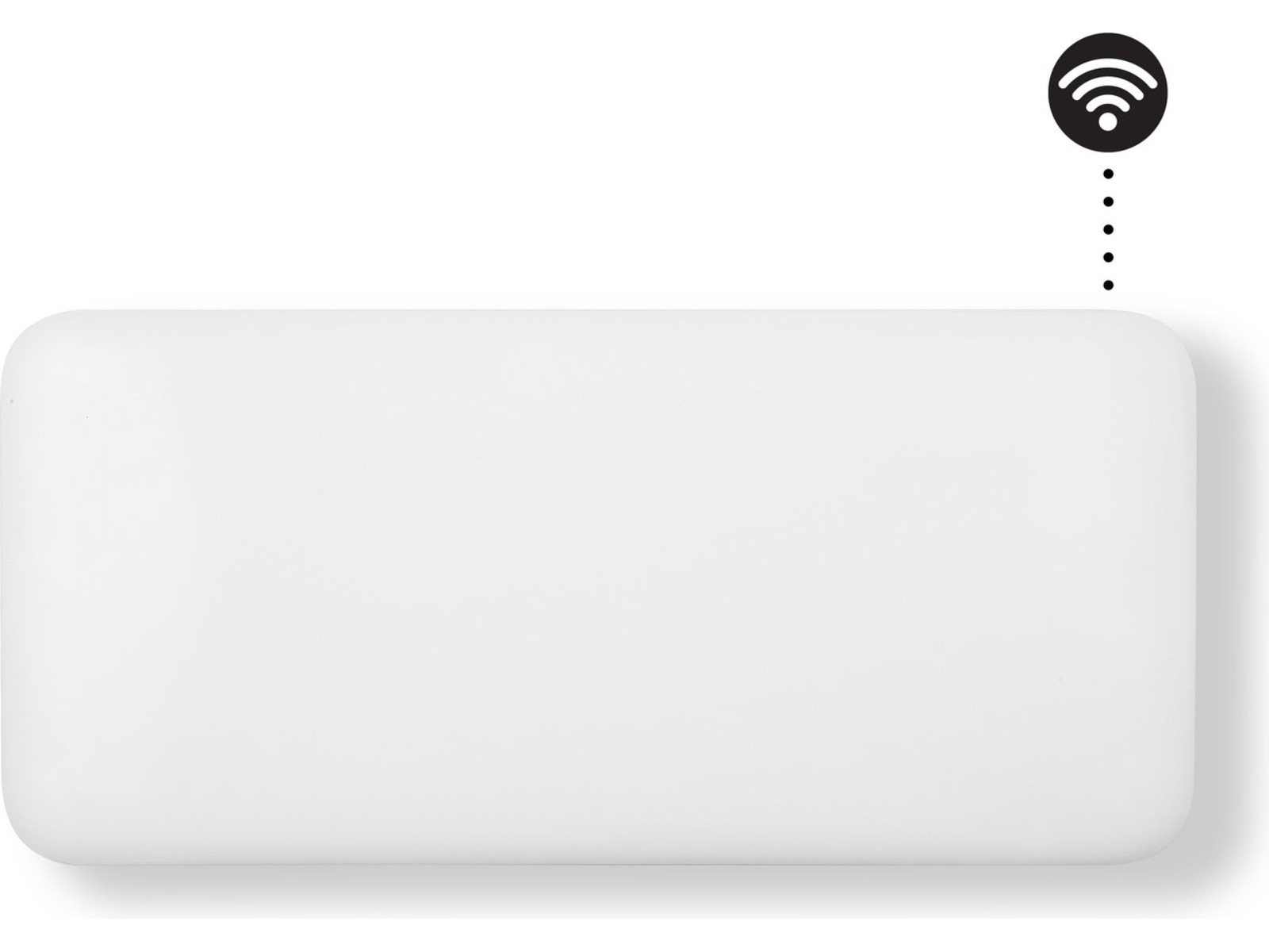 Mill Invisible WiFi Gen 3 Panelelement 2000W (vit) Panelelement