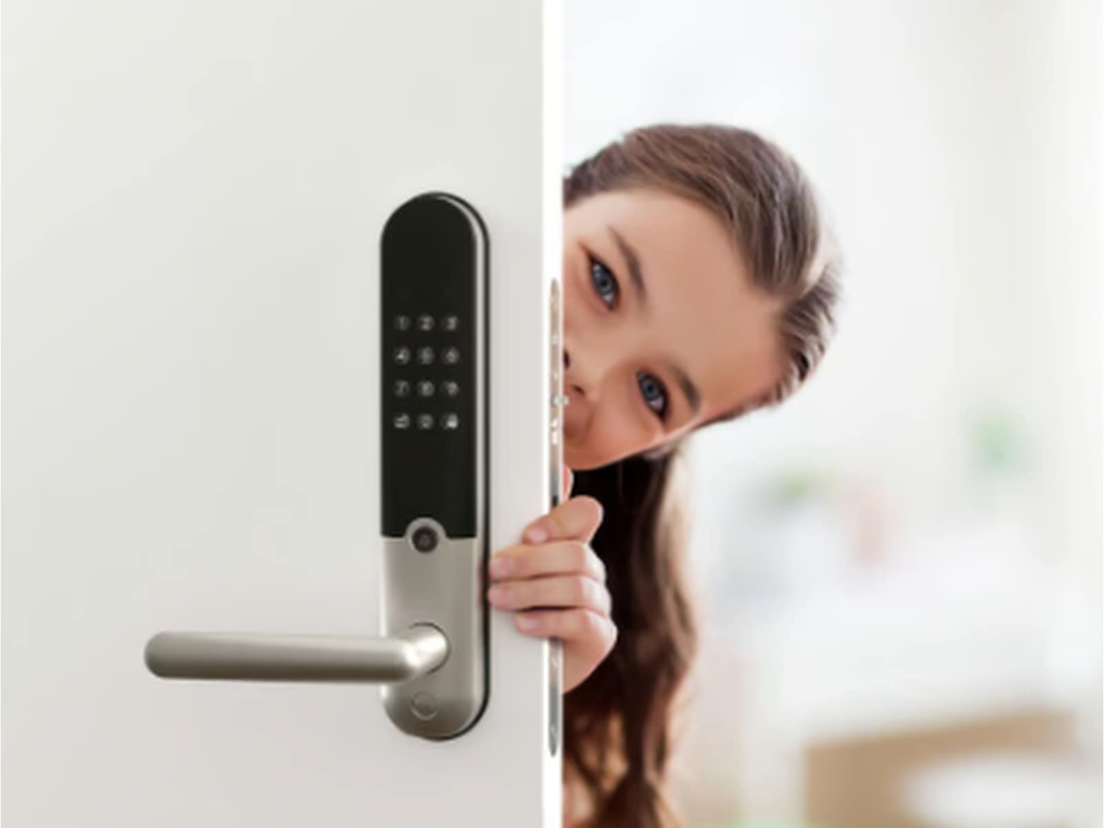 Yale Doorman L3S Flex Smart lås (borstat svart) Elektroniskt dörrlås