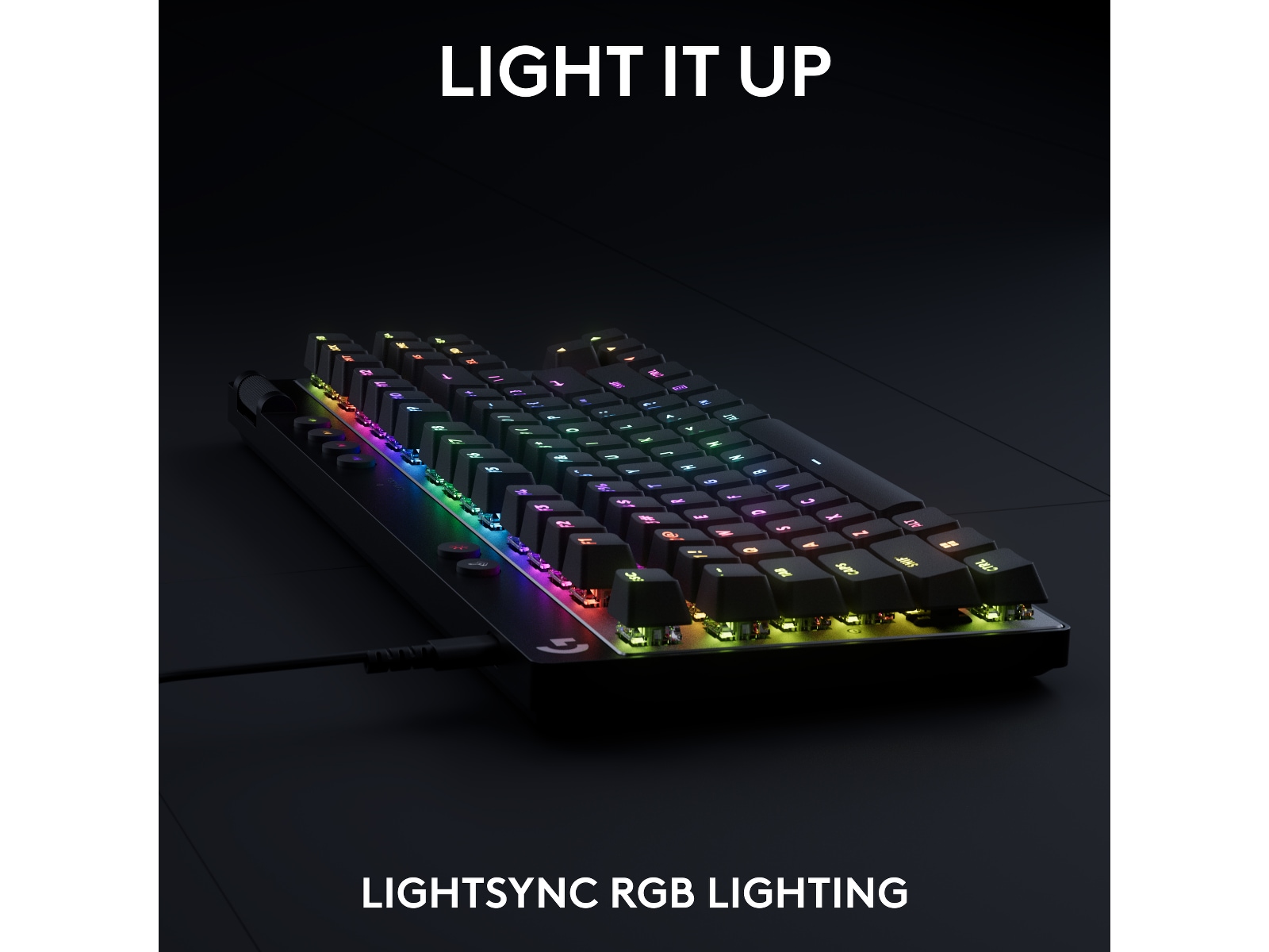 Logitech G Pro X TKL Rapid gamingtangentbord (svart) Gamingtangentbord