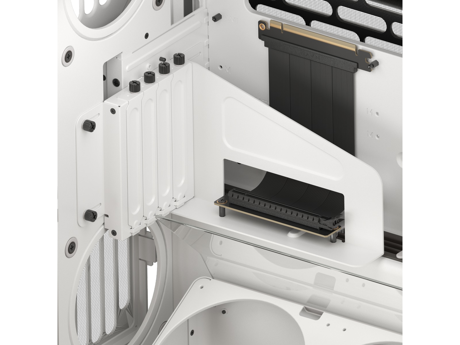 HAVN HS 420 VGPU Mid Tower (vit) Midi tower