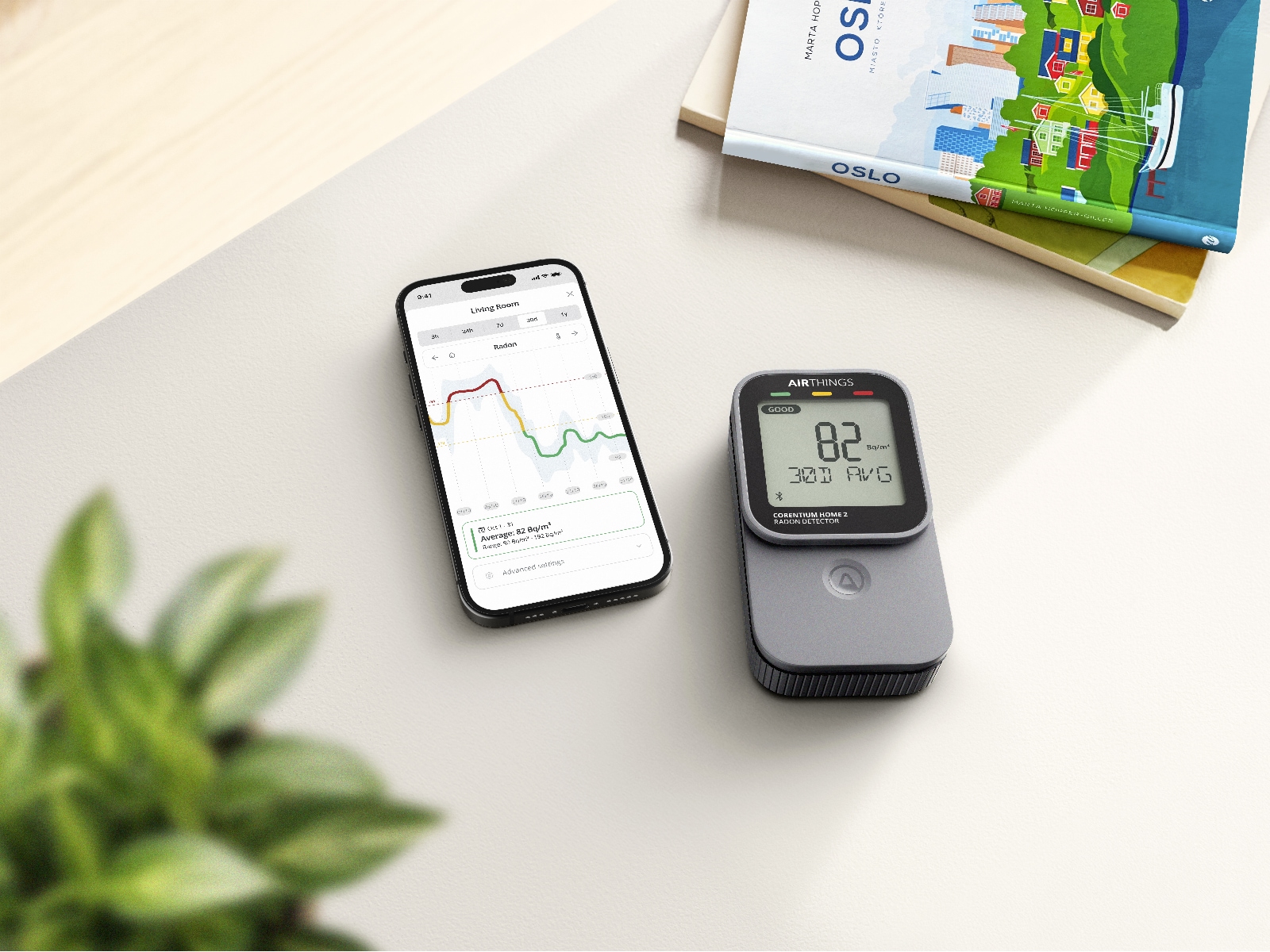 Airthings Corentium Home 2 Radonmätare Diverse säkerhet