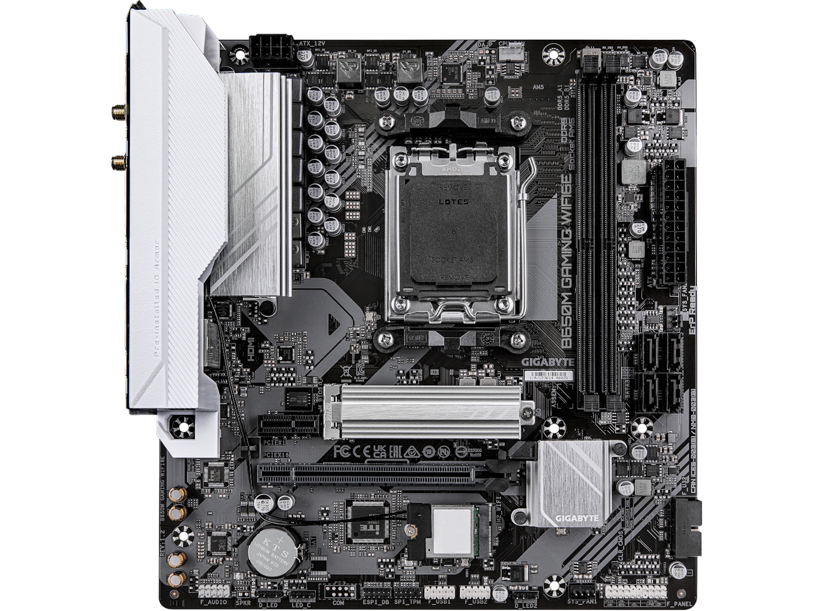 Gigabyte B650M GAMING WIFI6E Moderkort AMD Socket