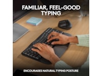 Logitech Wave Keys for Business trådlöst tangentbord (grafit) Tangentbord