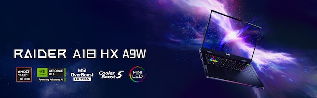 MSI Raider A18 HX 18" gaming laptop MSI Raider A18 HX 18" gaming laptop