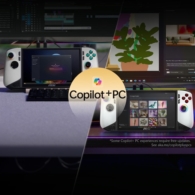 MSI Claw 8 AI+ Polar Tempest