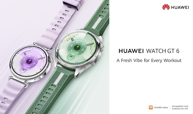 Huawei Watch GT 6 - A fresh vibe for every workout Huawei Watch GT 6 - A fresh vibe for every workout