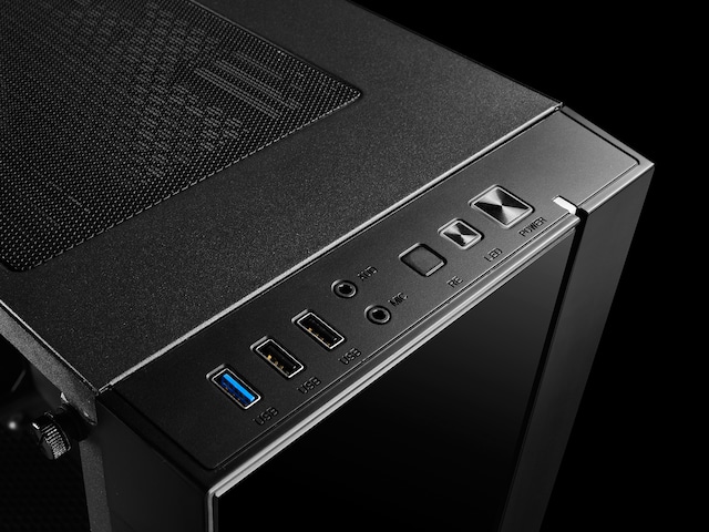 1×USB3.0/2×USB2.0/Audio(HD)/Mic/Reset/ RGB Button/Power 1×USB3.0/2×USB2.0/Audio(HD)/Mic/Reset/ RGB Button/Power