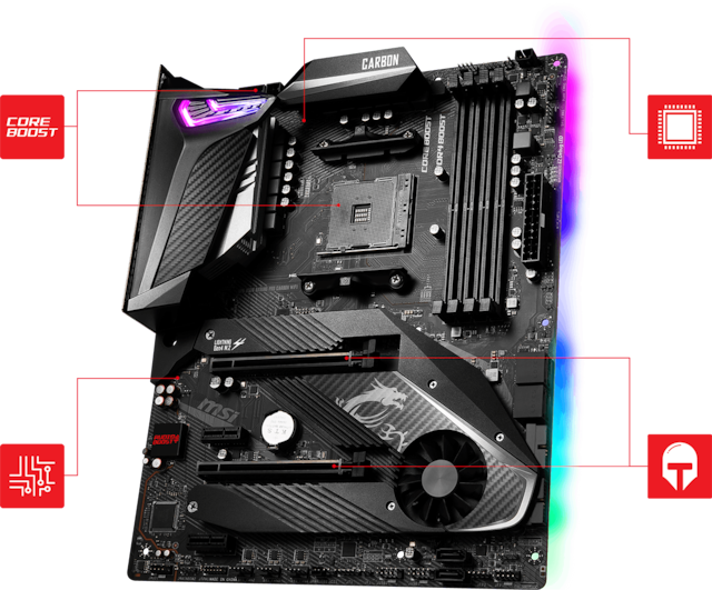 MSI MPG X570 GAMING PRO CARBON