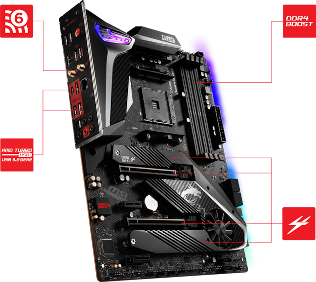 MSI MPG X570 GAMING PRO CARBON