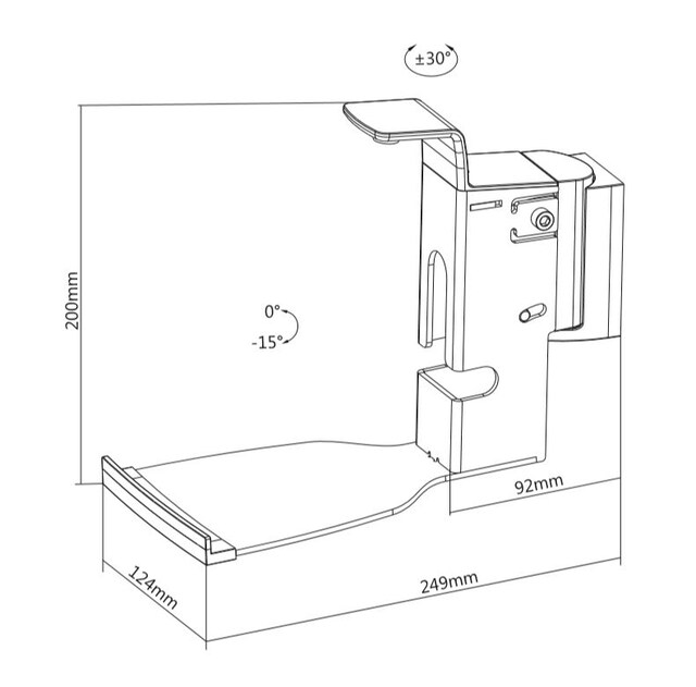 strektegning med mål strektegning med mål