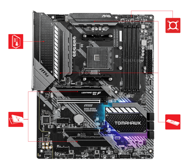 MSI MAG B550 TOMAHAWK MSI MAG B550 TOMAHAWK