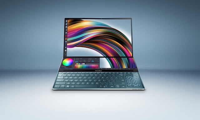 ASUS ZenBook Pro Duo MIDI keyboard