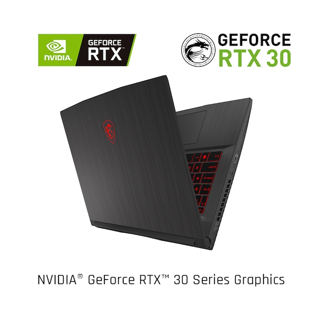 MSI GF65 tunn 15,6-tums spellaptop