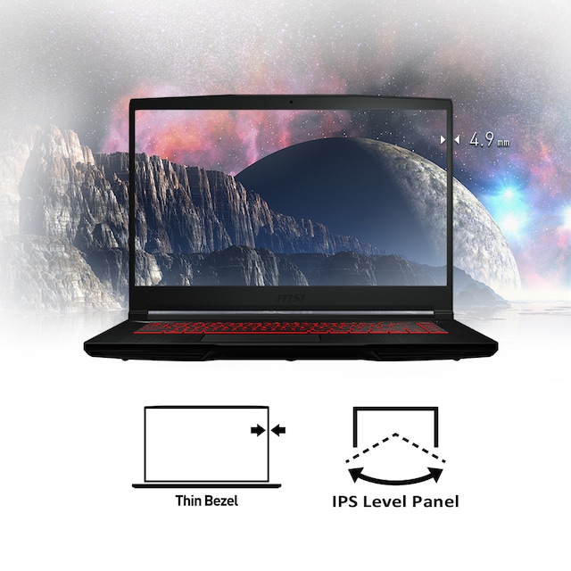 MSI GF63 15,6-tums FHD 144 Hz Spellaptop