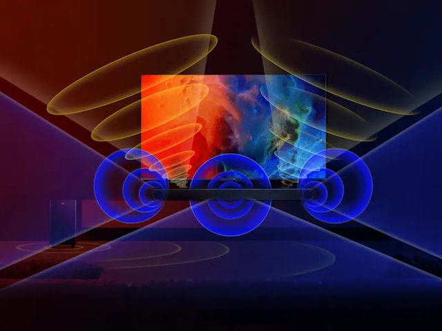 Immersive, moving audio flows all around you